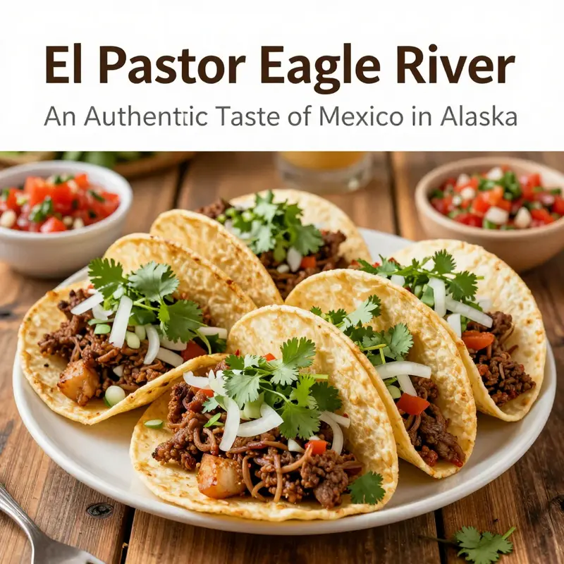 El Pastor restaurant in Eagle River, AK welcomes patrons with its colorful and inviting exterior.
