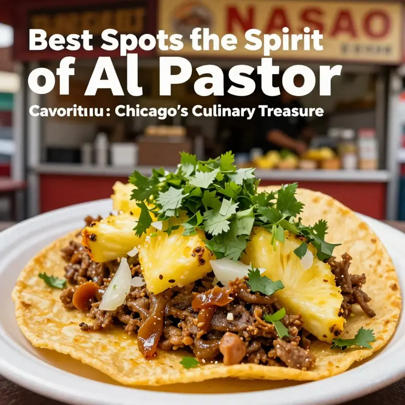 The vibrant neighborhood of Pilsen, a hub for authentic al pastor experiences in Chicago.