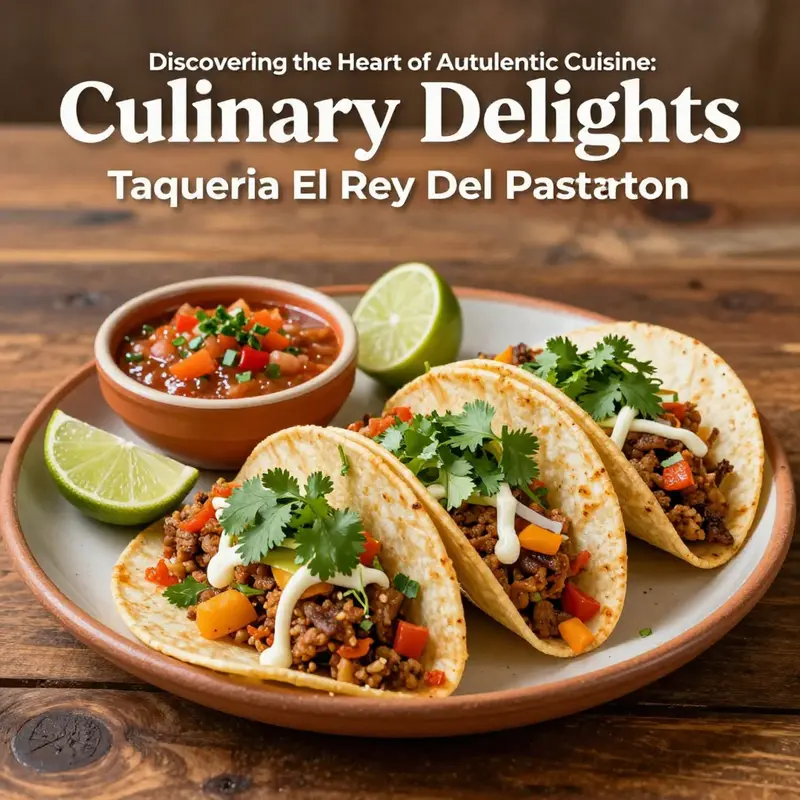 An enticing spread of tacos showcasing the diverse and authentic flavors offered at Taqueria El Rey Del Pastor.