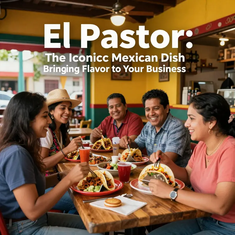 The reinterpretation of shawarma into the beloved El Pastor at a bustling taquería.