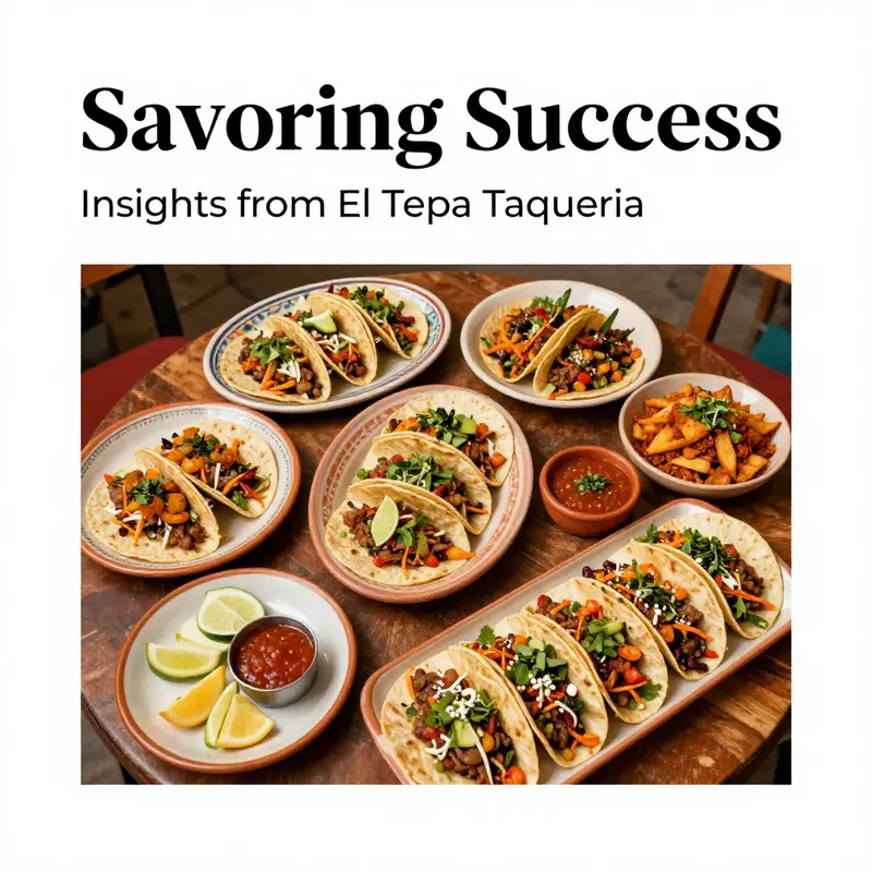 An enticing array of dishes offered at El Tepa Taqueria, highlighting the freshness and variety of their menu.