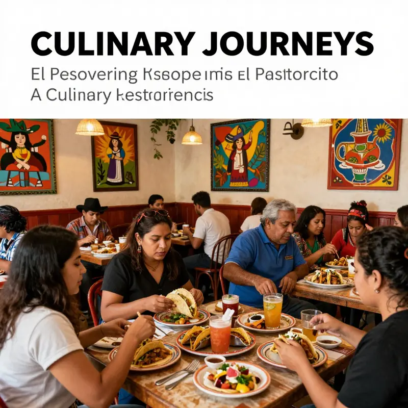 El Pastorcito restaurant in Mexico City, known for its lively atmosphere and authentic Mexican tacos.