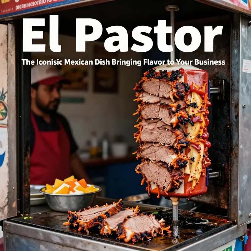 The reinterpretation of shawarma into the beloved El Pastor at a bustling taquería.