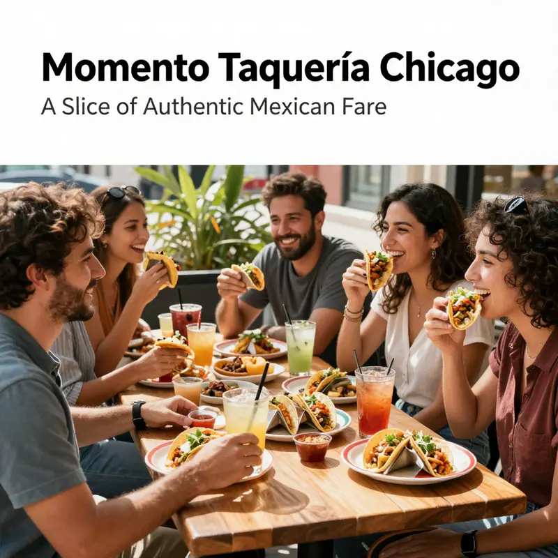 An interior view of Momento Taquería, reflecting its vibrant atmosphere and authentic décor.