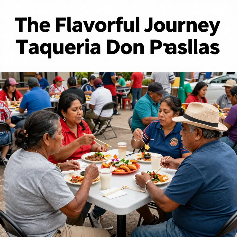 The lively ambiance of Taqueria Don Pastor enhances the dining experience with colorful decor and happy diners.
