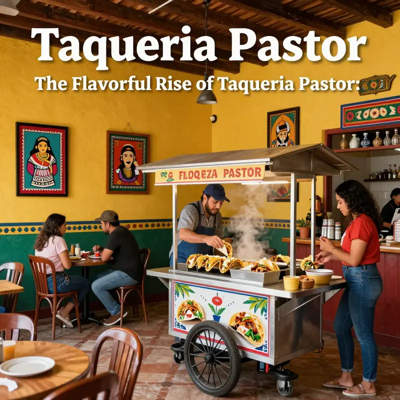 The vibrant atmosphere of Taqueria Pastor reflects its dedication to authentic Mexican cuisine.