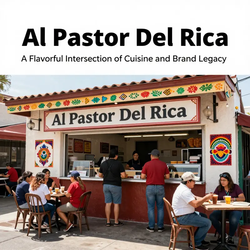 The lively entrance of Al Pastor Del Rica, welcoming guests to experience authentic Mexican flavors.