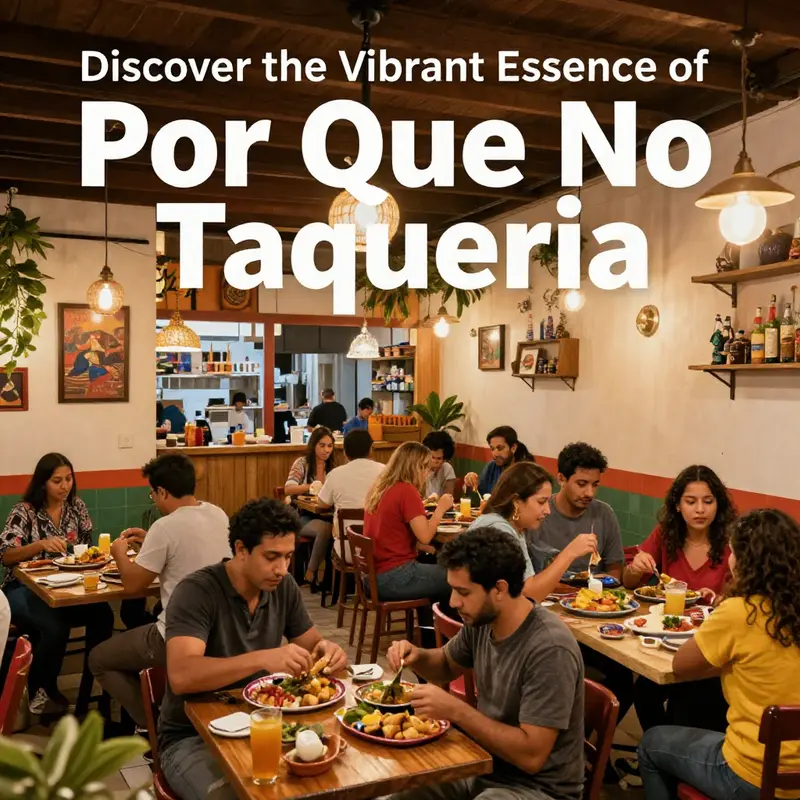 A colorful selection of authentic Mexican dishes highlights the culinary adventure at Por Que No Taqueria.