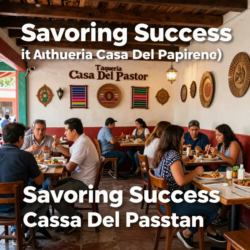 The welcoming ambiance of Taqueria Casa Del Pastor, showcasing an authentic dining experience.