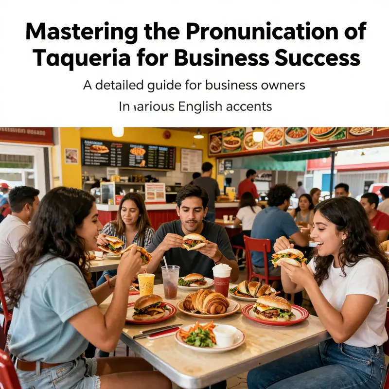 A bustling taqueria filled with happy customers enjoying a variety of taco dishes.