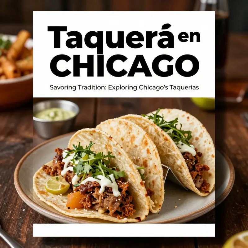 Customers enjoying vibrant tacos in a lively Chicago taqueria, illustrating the city’s unique culinary tradition.
