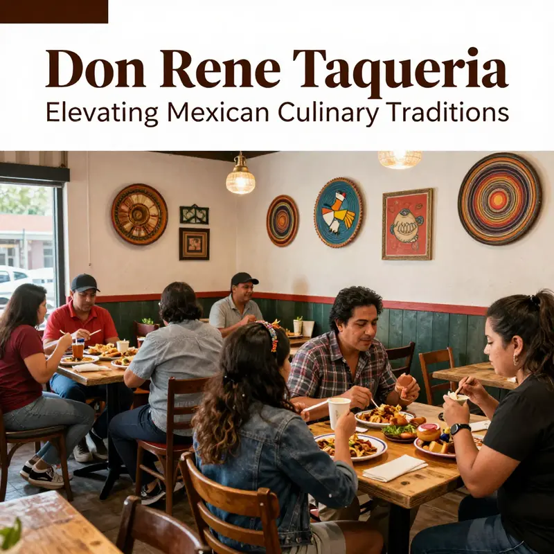 An exquisite assortment of tacos and salsas reflecting Don Rene Taqueria’s modern culinary approach.