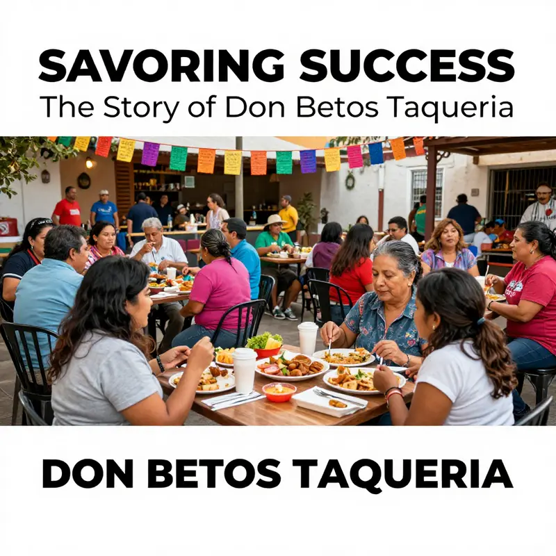 The vibrant exterior of Don Betos Tacos in Selma, NC, highlighting its welcoming atmosphere.