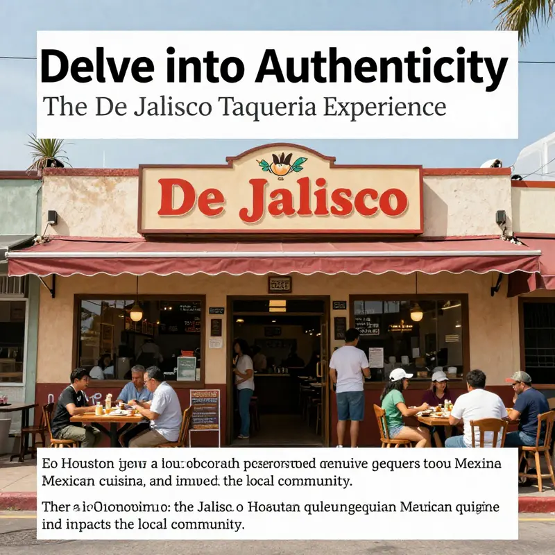 The exterior of De Jalisco Taqueria featuring a welcoming entrance and lively atmosphere.