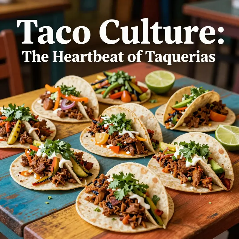An enticing selection of tacos representing the diverse offerings of a typical taqueria.