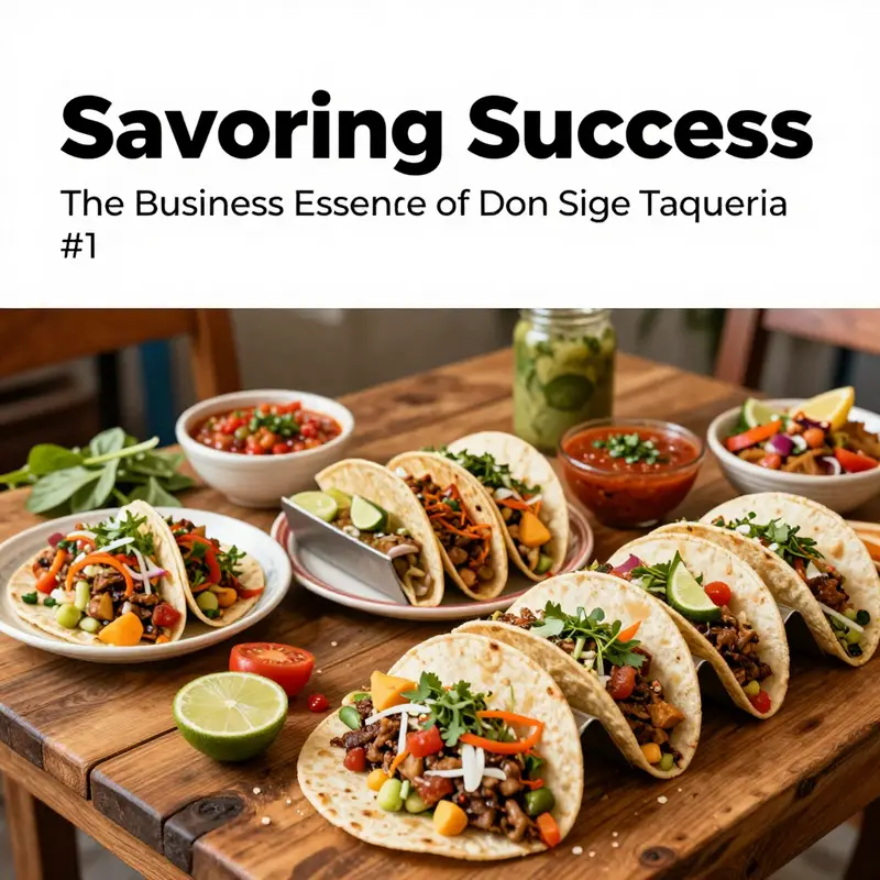 A feast of colorful tacos showcasing the authentic flavors of Don Sige Taqueria #1.