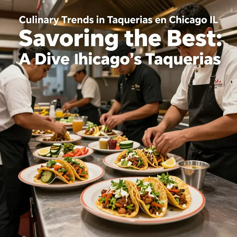 A colorful assortment of tacos from Chicago’s top taquerias, showcasing authentic flavors and vibrant ingredients.