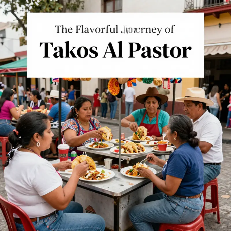 An appetizing view of Al Pastor tacos highlighting the key ingredients and preparation style.