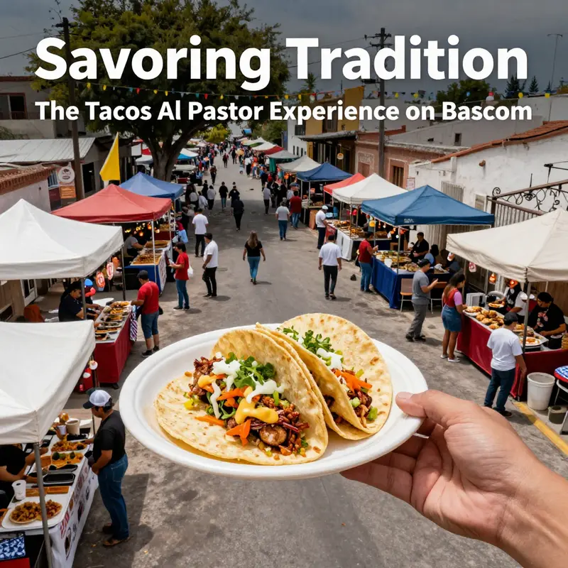 Diners revel in the vibrant atmosphere while savoring authentic al pastor tacos at Tacos Al Pastor.