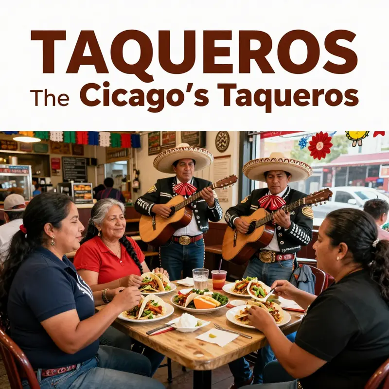 A lively Chicago taqueria showcasing vibrant flavors and a welcoming atmosphere.