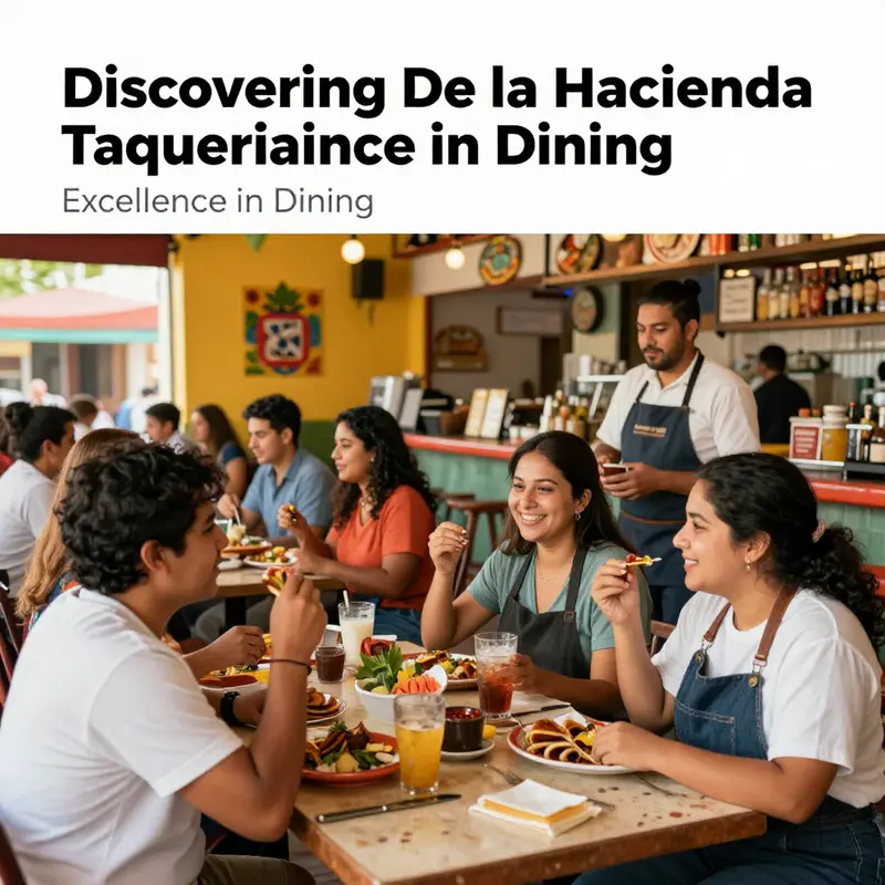 The welcoming environment and attentive service exemplify the excellent customer experience at De La Hacienda Taqueria.
