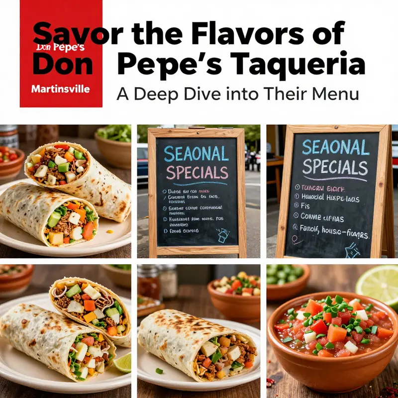 A feast of signature dishes at Don Pepe’s, highlighting the delicious Carne Asada Fries and customized Deluxe Burrito.