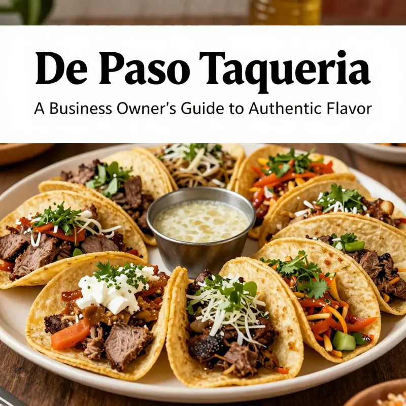 The lively exterior of De Paso Taqueria, a popular destination in Smyrna, Tennessee.