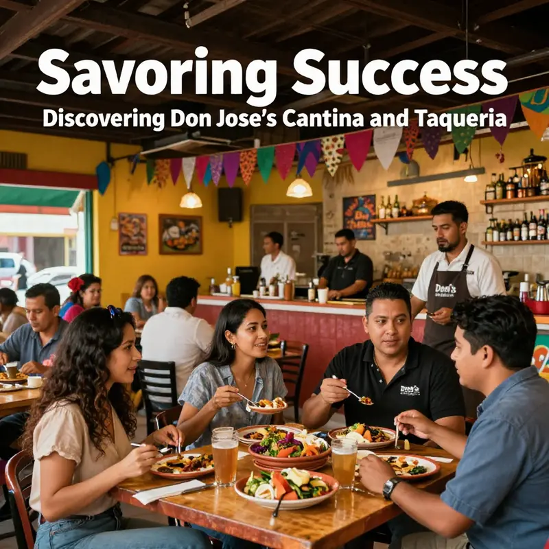 An enticing showcase of the authentic dishes available at Don Jose’s Cantina and Taqueria.