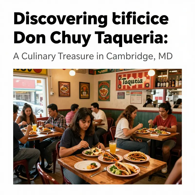 A cozy interior photo of Don Chuy Taqueria capturing patrons enjoying traditional Mexican foods in a vibrant setting.
