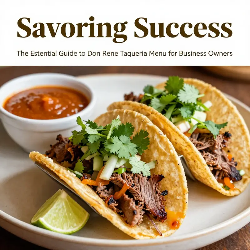 The Don Tequila Taco is a highlight of the menu, showcasing premium ingredients and expert preparation.