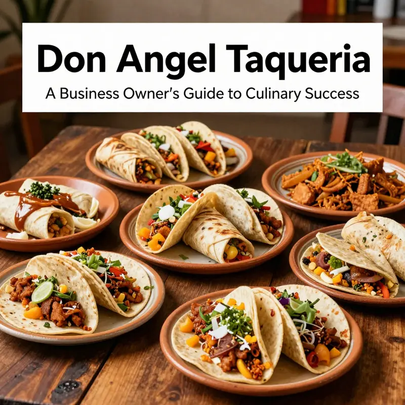An enticing showcase of Don Angel Taqueria’s authentic Mexican dishes.