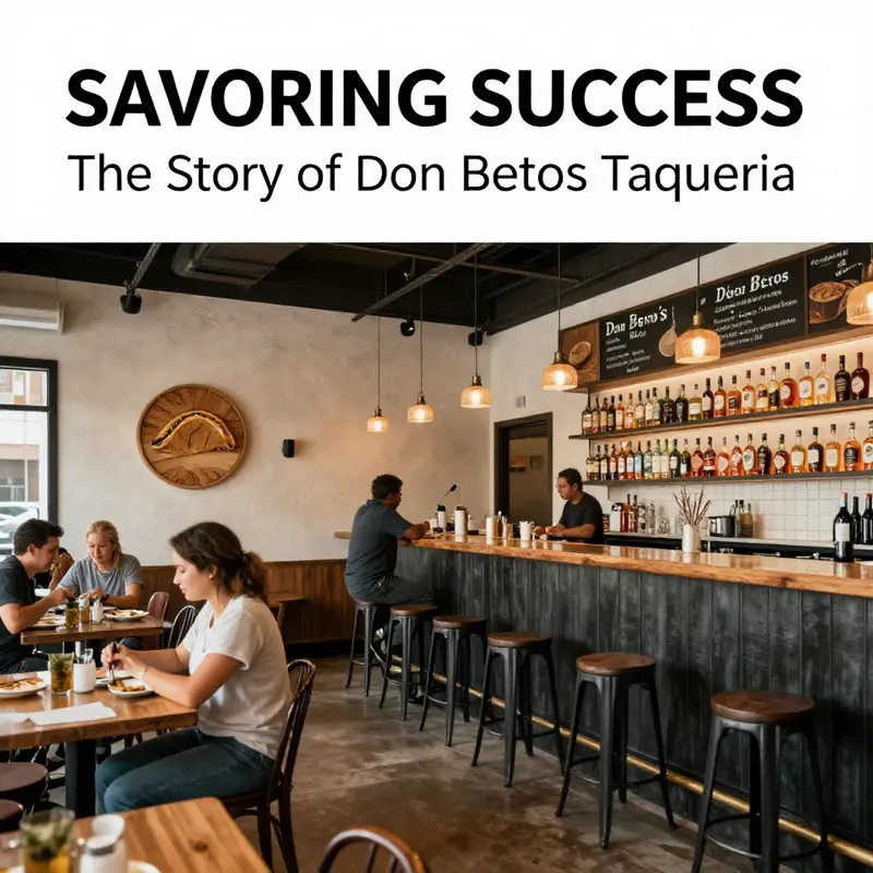 The vibrant exterior of Don Betos Tacos in Selma, NC, highlighting its welcoming atmosphere.
