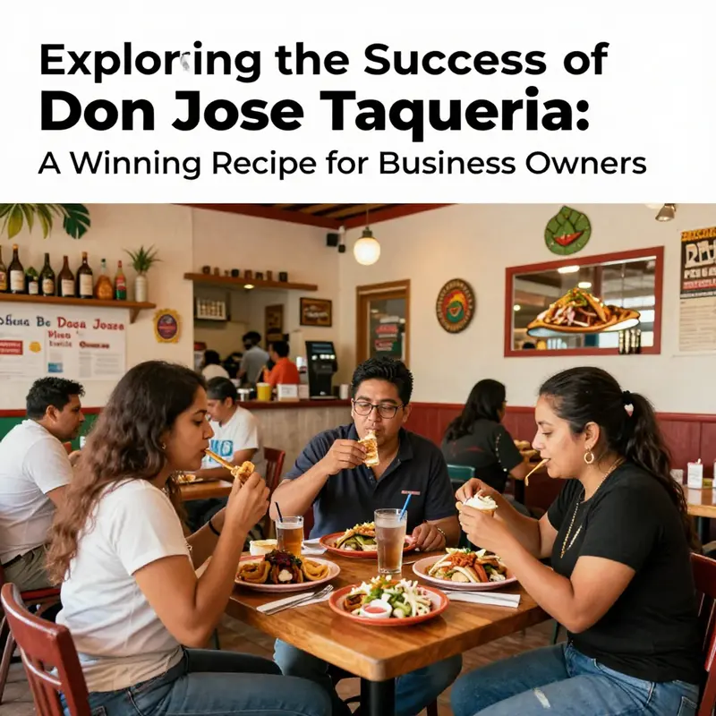 Inside view of Don Jose Taqueria with customers enjoying their meals in a vibrant and culturally rich environment.