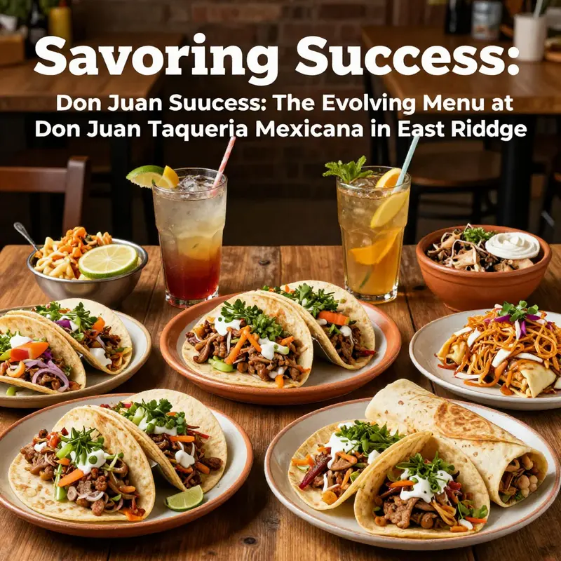 An array of mouthwatering offerings from Don Juan Taqueria, highlighting the diversity and authenticity of the Mexican menu.