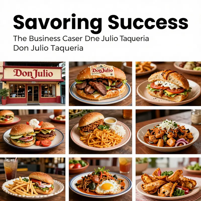 Don Julio Taqueria’s lively atmosphere invites guests to enjoy authentic Mexican dining.