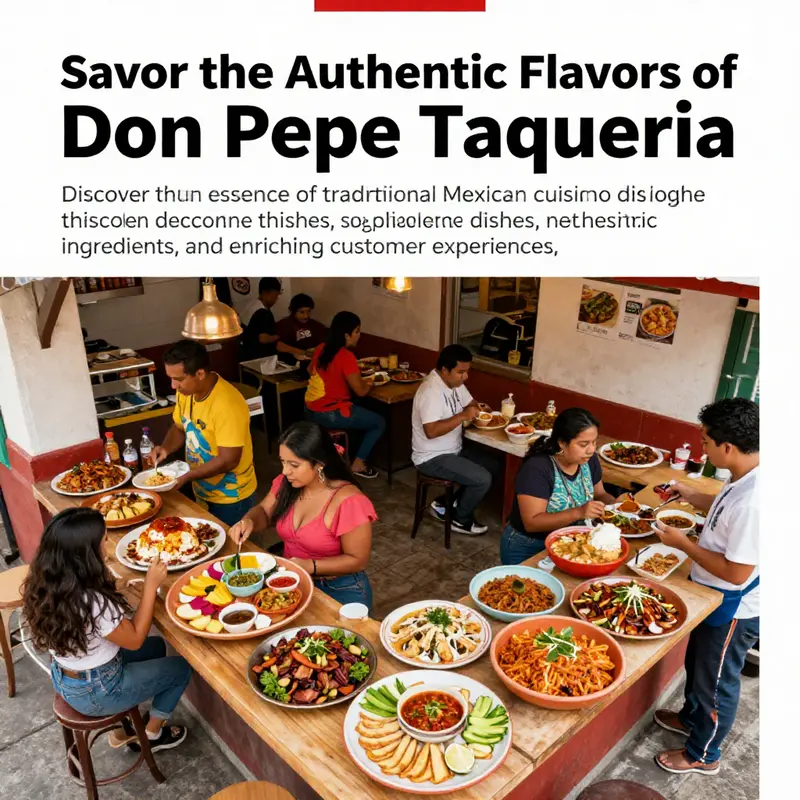 A table filled with colorful platters of Mexican dishes, representing the rich culinary offerings at Don Pepe Taqueria.