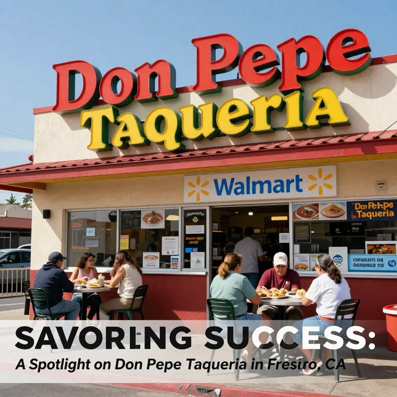 The inviting exterior of Don Pepe Taqueria, a cornerstone of Fresno’s Mexican cuisine.