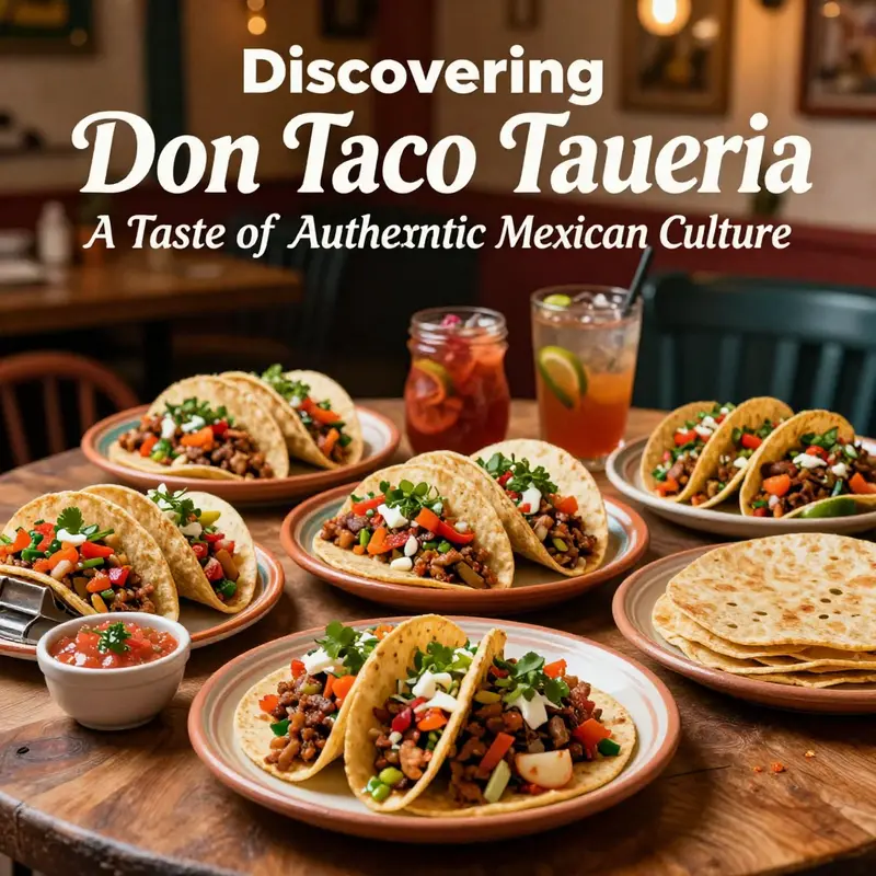An inviting display of Don Taco’s delicious menu offerings.