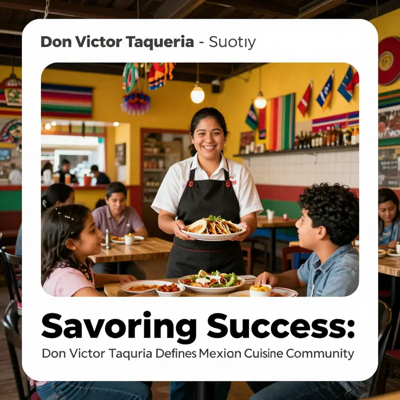 An enticing display of Don Victor Taqueria’s diverse menu, showcasing the warmth of Mexican cuisine.