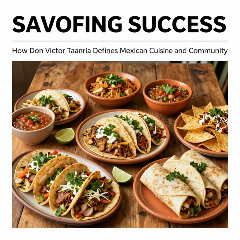 An enticing display of Don Victor Taqueria’s diverse menu, showcasing the warmth of Mexican cuisine.