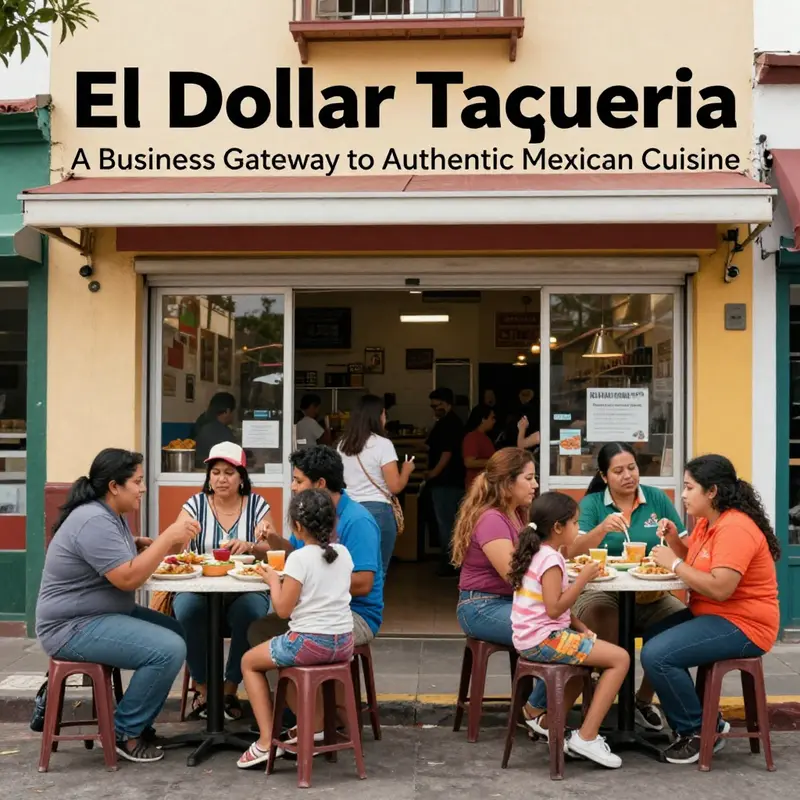 An array of El Dollar Taqueria’s best-selling tacos and traditional Mexican dishes, highlighting their appeal to customers.