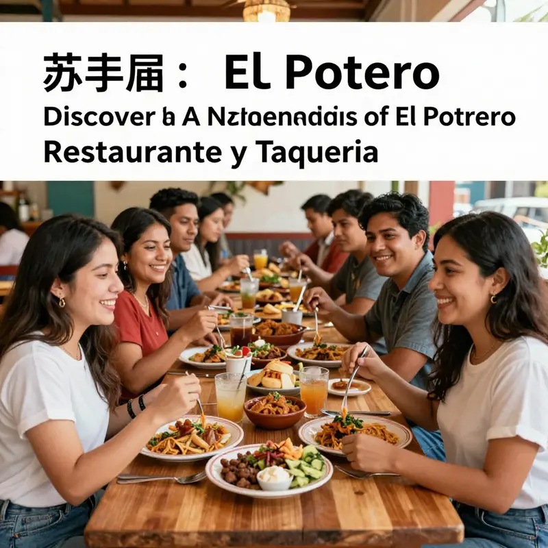The inviting exterior of El Potrero Restaurante y Taqueria highlights its authentic Mexican charm.