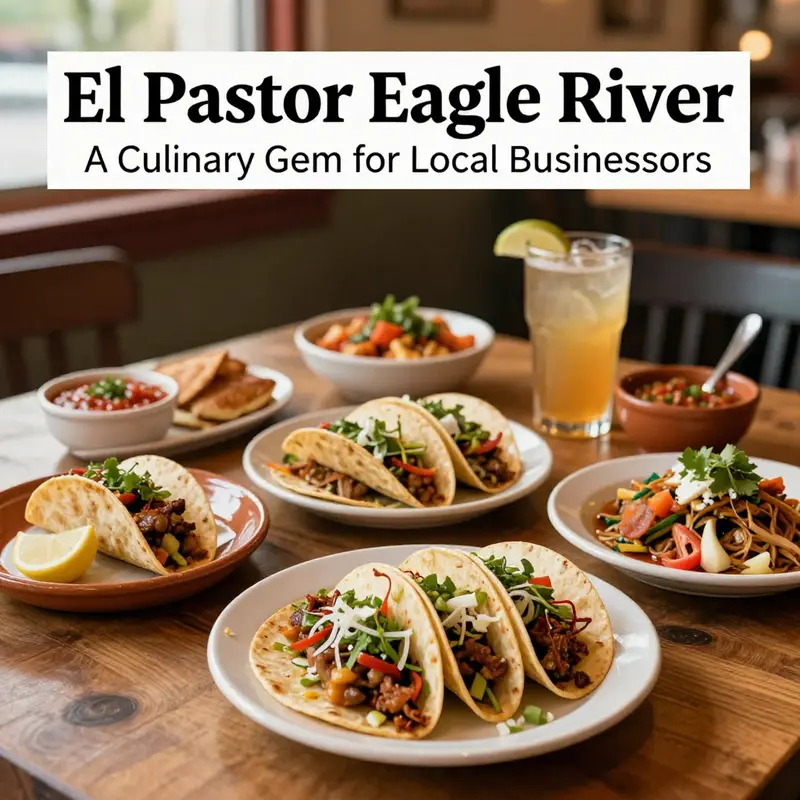 Exterior view of El Pastor, highlighting its inviting presence in Eagle River.