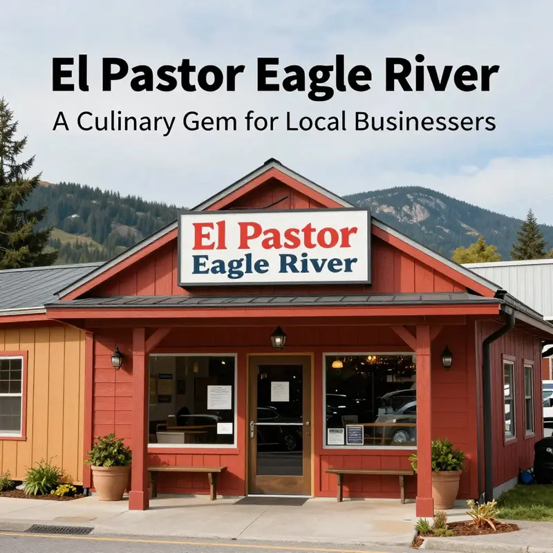 Exterior view of El Pastor, highlighting its inviting presence in Eagle River.