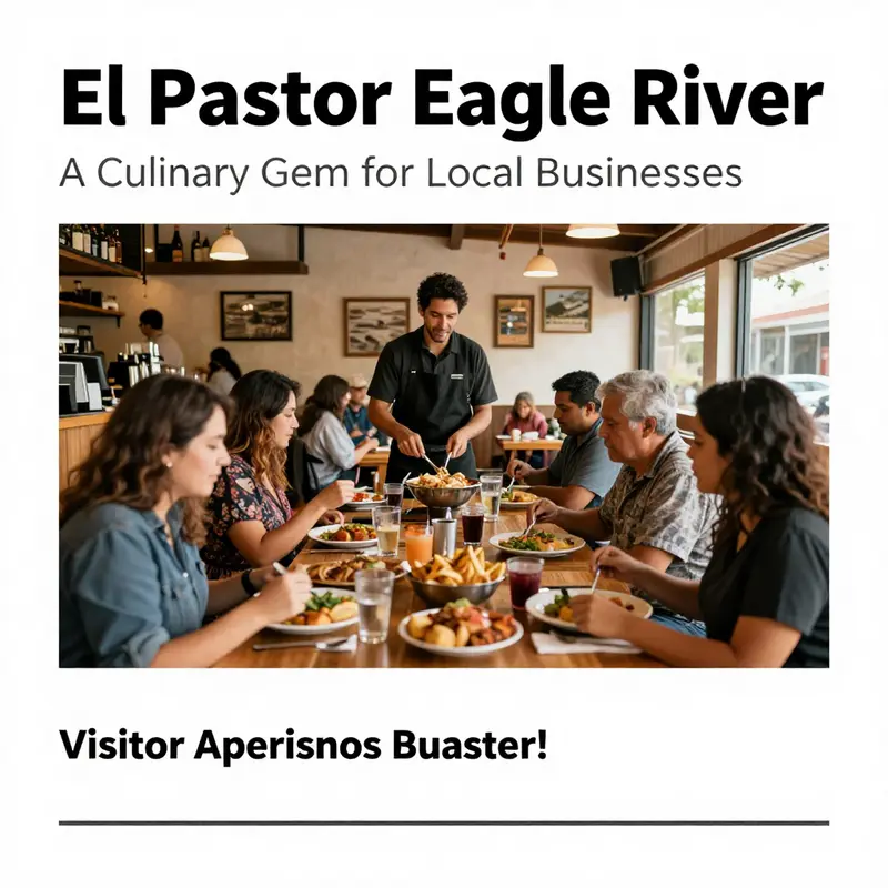 Exterior view of El Pastor, highlighting its inviting presence in Eagle River.