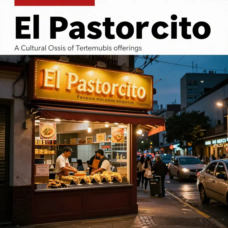 El Pastorcito Restaurant's glowing open sign at night, symbolizing the inviting atmosphere of the establishment.