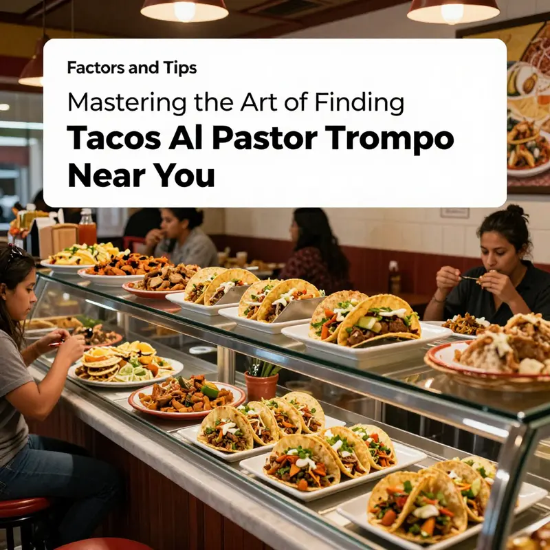 Utilizing maps to discover nearby tacos al pastor trompo locations.