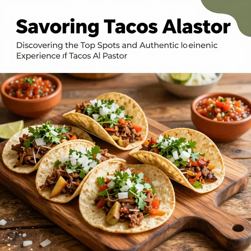 An array of Tacos Al Pastor with fresh toppings, indicating the rich culinary culture of San Jose.