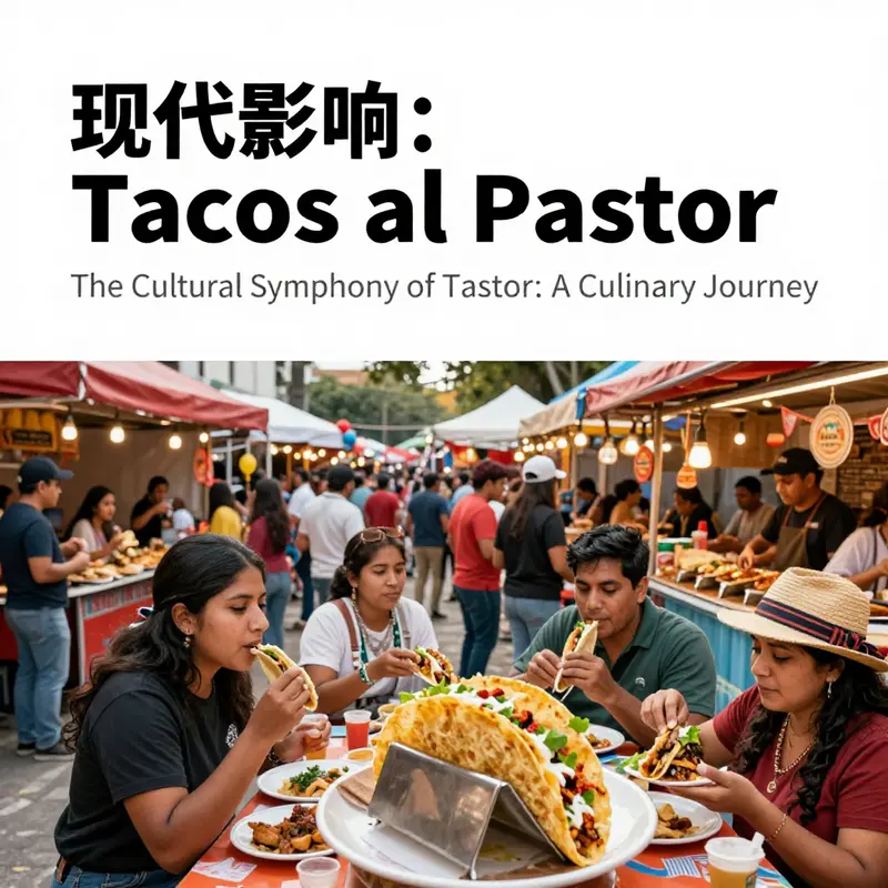 The origins of Tacos al Pastor illustrated, showcasing the blend of Middle Eastern and Mexican culinary traditions.