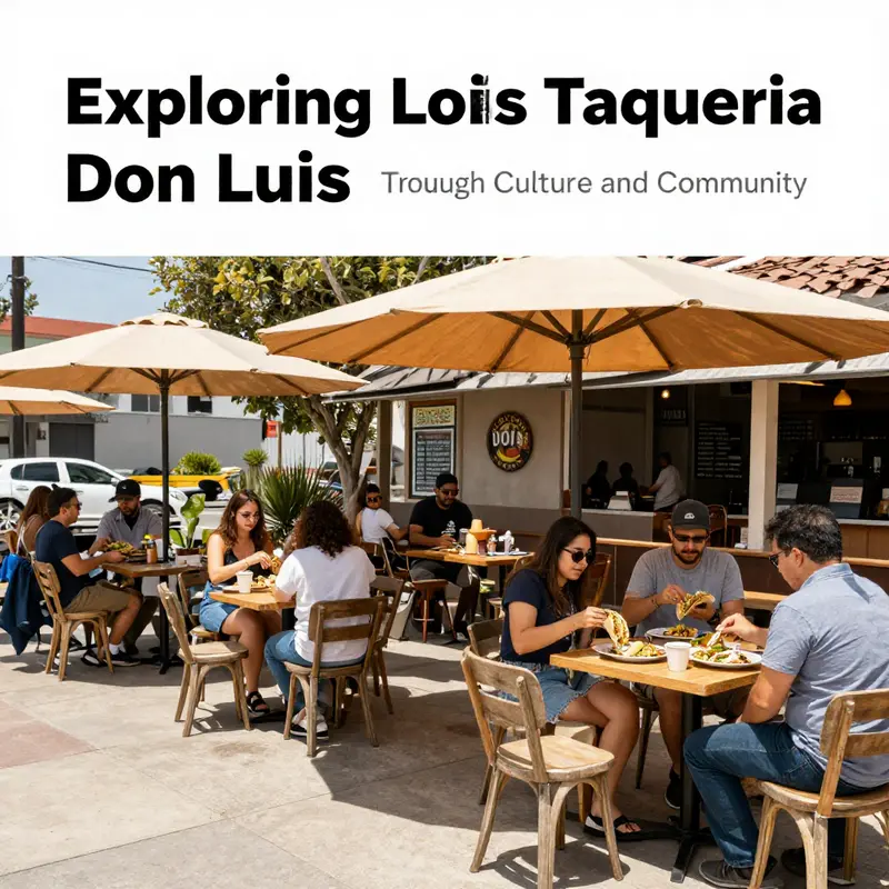 The lively atmosphere of Don Luis Taqueria in Indiana, showcasing its distinctive decor and bustling dining space.